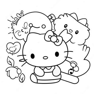 Hello Kitty Desene De Colorat