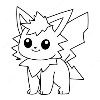 Jolteon Desene De Colorat