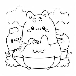 Animale Jucause Sumikko Gurashi Desen De Colorat 57392-12557