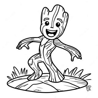 Pagina De Colorat Cu Groot Dansand 57655-12617