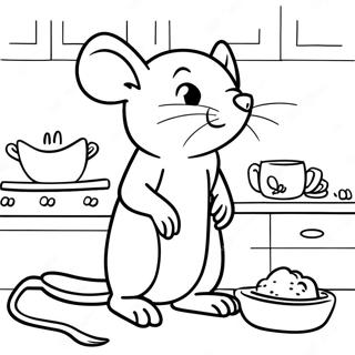 Ratatouille Desene De Colorat