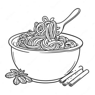 Linguini Gatind Paste Pagina De Colorat 58290 12754