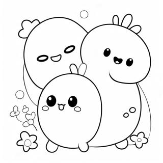 Pagina De Colorat Cu Personaje Colorate Squishmallow 58917-12899