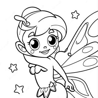 Pagina De Colorat Tinker Bell Cu Praful De Zana Stralucitor 60312-13213