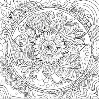 Mandala De Animale Colorate Pagina De Colorat 60495-13251