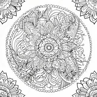 Mandala De Animale Complicata Pagina De Colorat 60496-13254