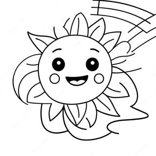 Soarele Cu Curcubeu Pagina De Colorat 60953-13384