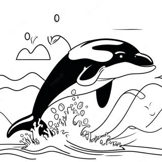 Pagini De Colorat Cu Balena Ucigasa Sarind 63071-13940