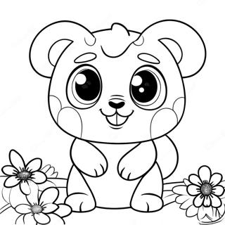 Animale Beanie Boo Colorate Pagina De Colorat 63527-14069