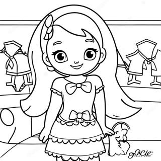 Defilare De Moda Polly Pocket Pagina De Colorat 63610-14098