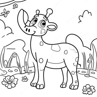 Pagini De Colorat Cu Animale De La Zoo 66267-14488