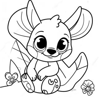 Stitch Și Angel Pagini de colorat