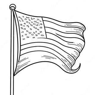 Pagini De Colorat Cu Steag Vintage 67335 14734