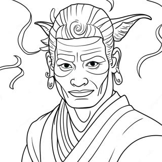 Pagini De Colorat Gojo Folosind Tehnici Blestemate 67714 14822