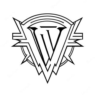 Pagini De Colorat Wwe Logo Bland 68155-14915