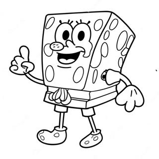 Spongebob Și Patrick Desene De Colorat