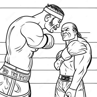Pagini De Colorat Cu Rivalitatea Intensa Wwe 70857 15517