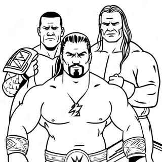 Pagini De Colorat Cu Legendele Wwe Desene De Colorat