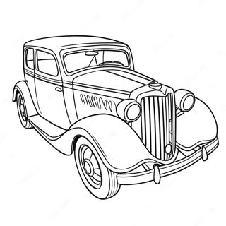 Pagini De Colorat Cu Masini Clasice 71483-15647