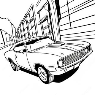 Pagini De Colorat Cu Masini Muscle Clasice 71486-15657