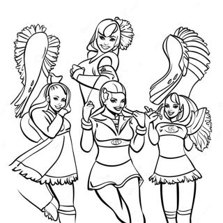 Pagina De Colorat Cheerleaders 49ers 71906-15772