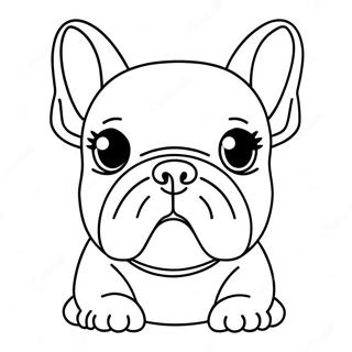 Pagina De Colorat Cu Bulldog Francez 72336-16108