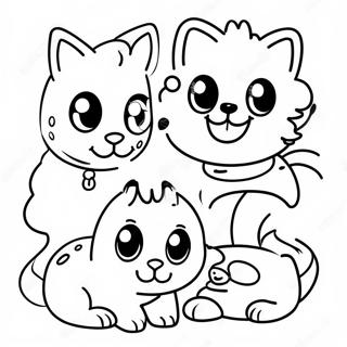 Pagini De Colorat Cu Animale De Companie Dragute De Tiktok 72441-16195