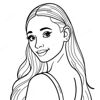 Ariana Grande Desene De Colorat