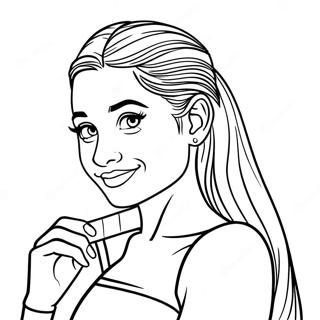 Pagina De Colorat Ariana Grande 72619-16328