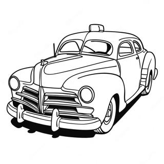 Pagina De Colorat Doc Hudson Masina Clasica 7280 1327