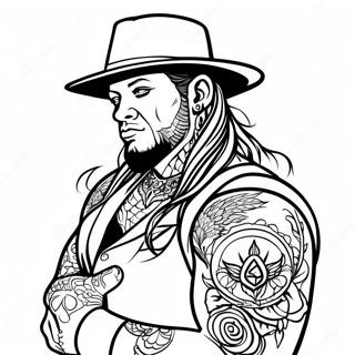 Pagini De Colorat Cu Tatuaje Gangsta Desene De Colorat