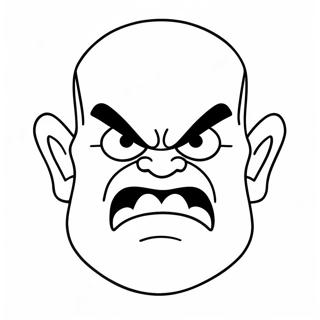 Pagini De Colorat Cu Fete Furioase 73038 16663