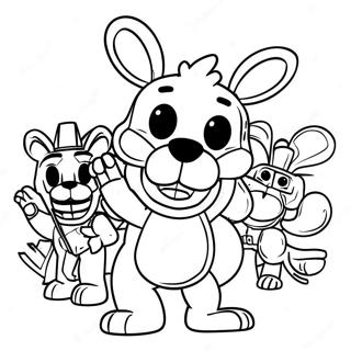 Fnaf Security Breach Desene De Colorat