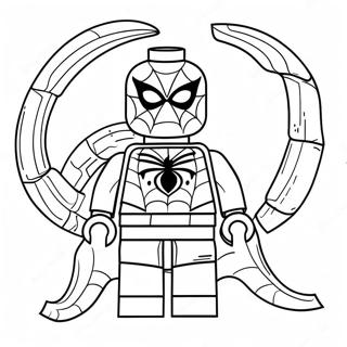 Lego Spiderman Desene De Colorat