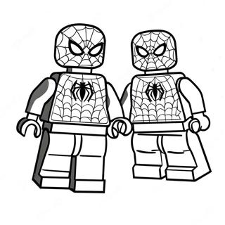 Pagini De Colorat Lego Spiderman 73648-17128