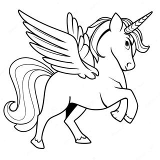 Pegasus Desene De Colorat