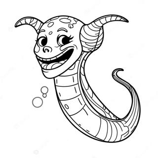 Pagini De Colorat Cu Siren Head Si Ochi Stralucitori 74165 17533