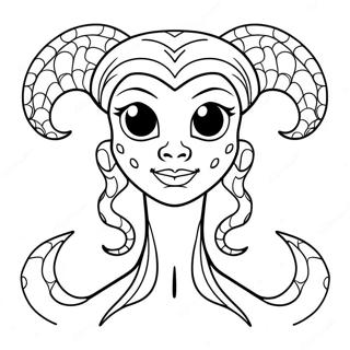 Pagini De Colorat Cu Siren Head Si Ochi Stralucitori 74165 17535