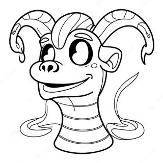 Pagini De Colorat Cu Siren Head Si Ochi Stralucitori 74165 17536