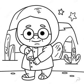 Pagini De Colorat Aventuroase Cu Bunicile Bluey 74268 17619