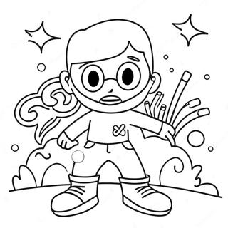 Pagini De Colorat Cu Personaje Prodigy Colorate 74291-17632