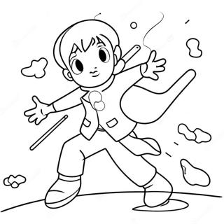 Pagini De Colorat Cu Scene De Actiune Dinamice Prodigy 74292-17634