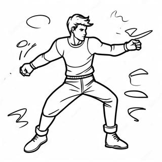 Pagini De Colorat Cu Scene De Actiune Dinamice Prodigy 74292-17636