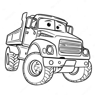 Pagini De Colorat Cu Camion Diesel Monstru 74316-17651