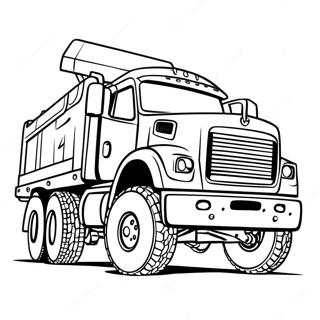 Pagini De Colorat Cu Camion Diesel Ridicat In Actiune 74317-17653