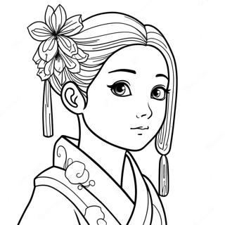 Nezuko Desene De Colorat