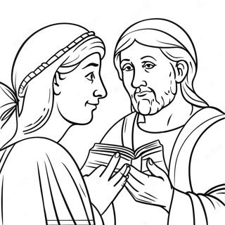 Pagina De Colorat Cu Biblia Pentru Adulți Desene De Colorat
