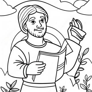 Pagina De Colorat Cu Biblia Pentru Adulți Desene De Colorat