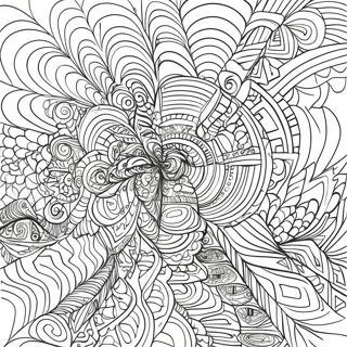 Pagina De Colorat Cu Iluzie Optica 74725-17967
