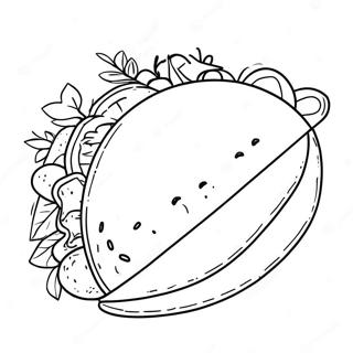 Pagini De Colorat Cu Taco Colorat Cu Legume 74804-18040